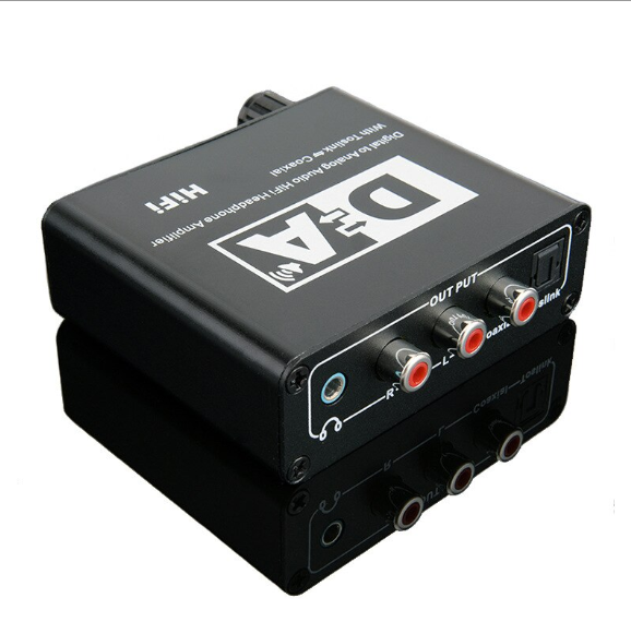 Audio Converter 192KHz Bidirectional Optical To Coaxial and Coaxial To Optical Toslink Switch Digital-to-analog Converter