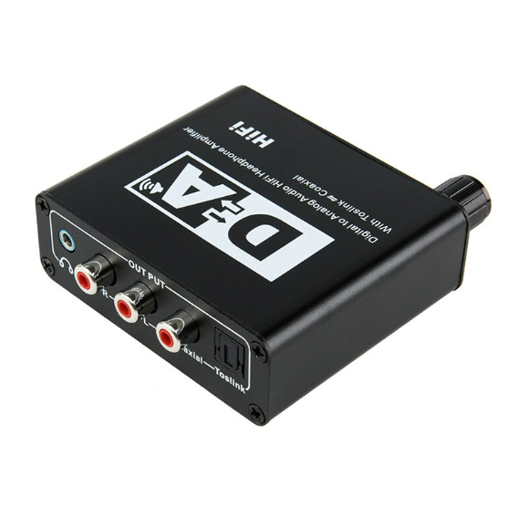 Audio Converter 192KHz Bidirectional Optical To Coaxial and Coaxial To Optical Toslink Switch Digital-to-analog Converter