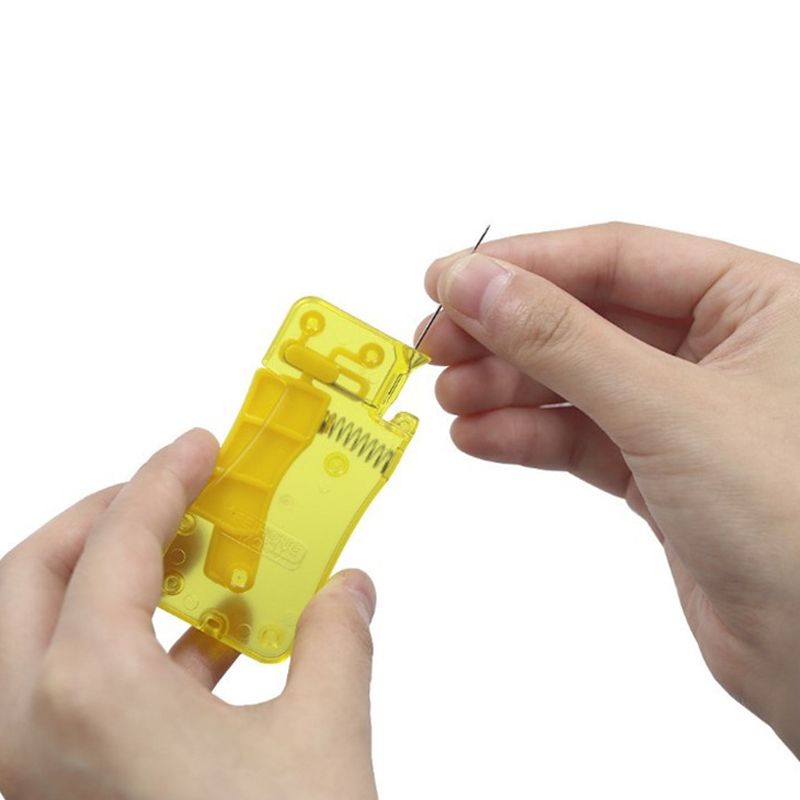 Automatic Needle Threader DIY Tool Home Hand Sewing Machine Device Thread Auto Needle Cross Stitch Household Accessories New