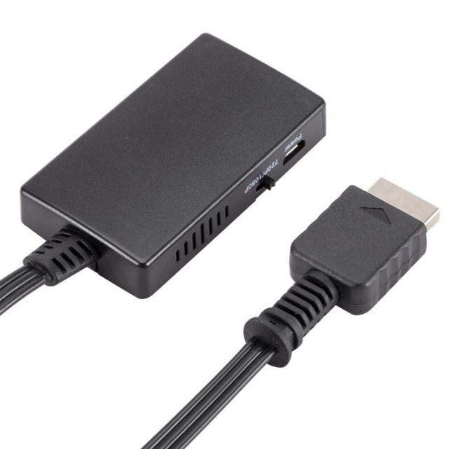 Video Converter 1080P Full HD Cable Adapter for Sony PS2 To HDMI-Compatible Works for Playstation 2 High Clear Cable Adaptor Converter for PS 2