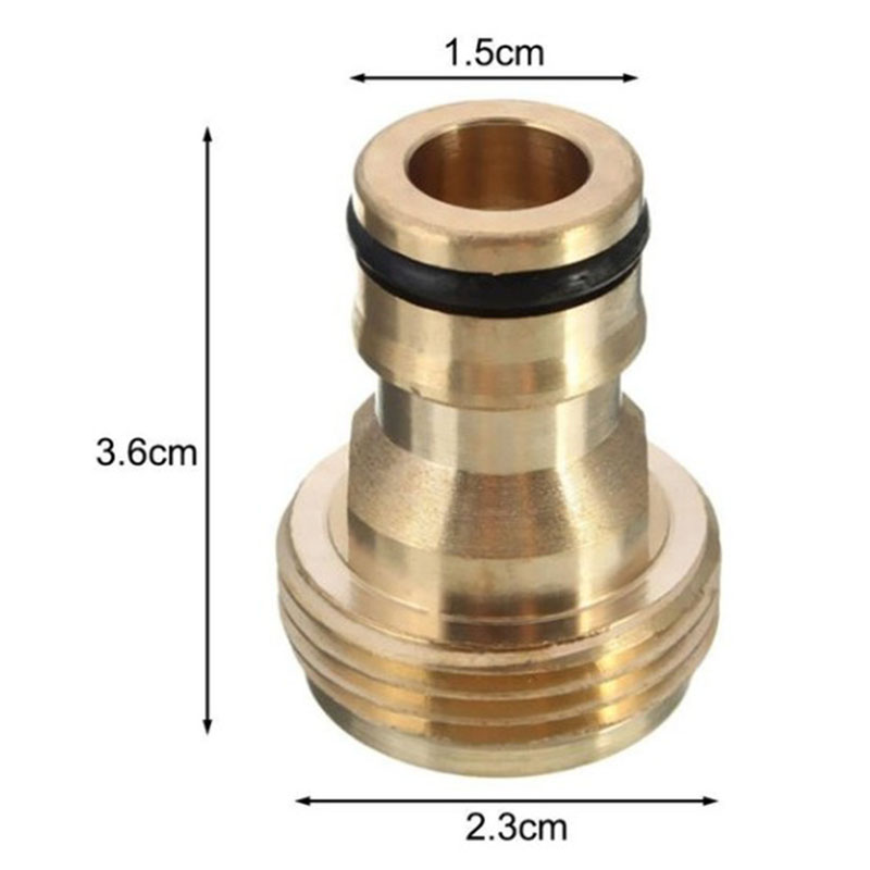 1Pc Thread Quick Connector Garden Irrigation Connection Faucet Nozzle Washing Machine Adapter Water Gun All-copper Joints