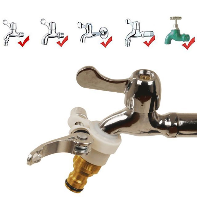 1Pc Thread Quick Connector Garden Irrigation Connection Faucet Nozzle Washing Machine Adapter Water Gun All-copper Joints