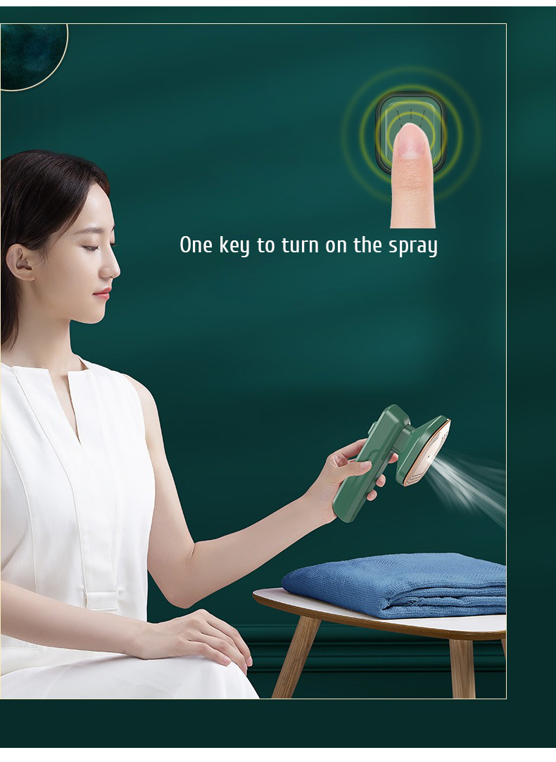 Professional Micro Garment Steamer Steam Iron Handheld Portable Home Travelling for Mini Clothes Ironing Wet Dry Ironing Machine