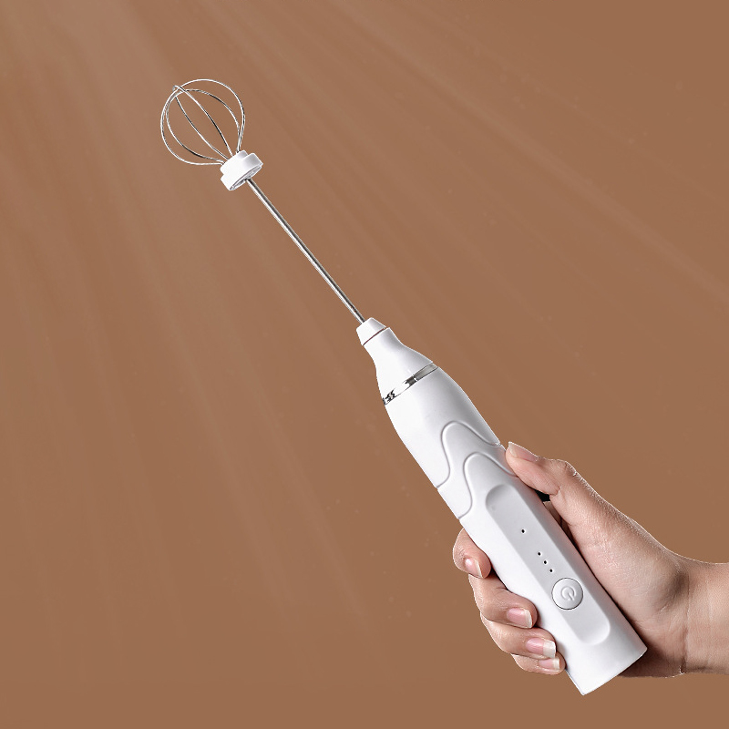 Portable Electric Milk Frothers Rechargeable Foam Maker Handheld Foamer Kitchen High Speeds Drink Mixer Coffee Frothing Wand