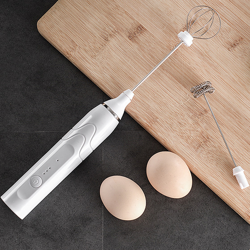 Portable Electric Milk Frothers Rechargeable Foam Maker Handheld Foamer Kitchen High Speeds Drink Mixer Coffee Frothing Wand