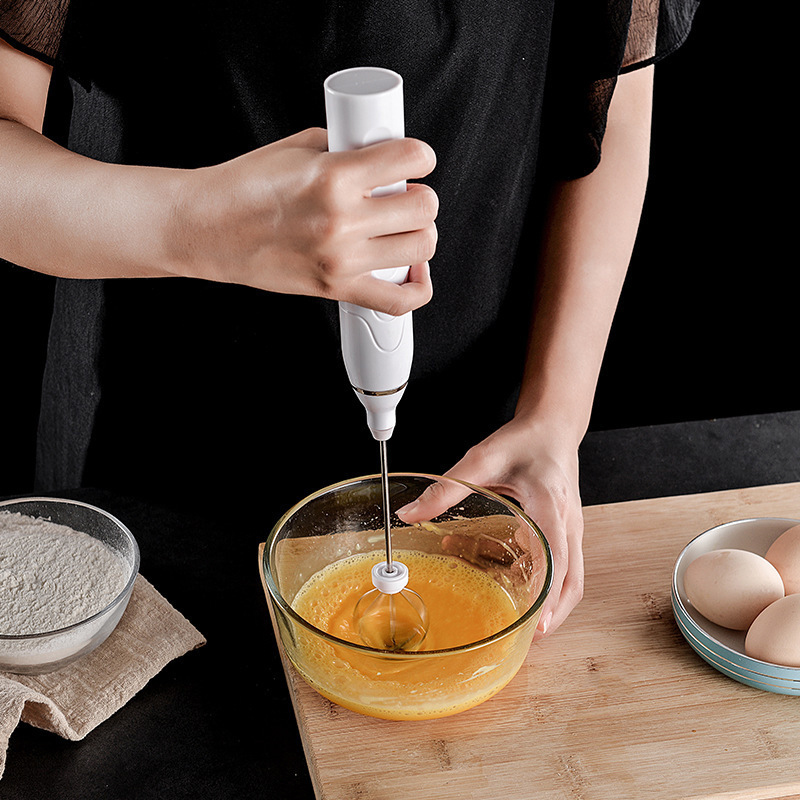 Portable Electric Milk Frothers Rechargeable Foam Maker Handheld Foamer Kitchen High Speeds Drink Mixer Coffee Frothing Wand
