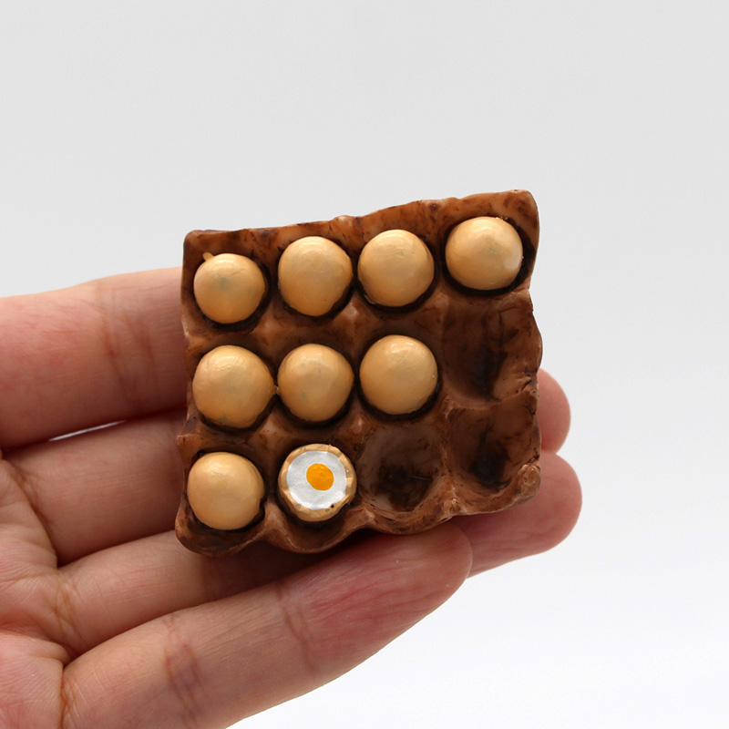 3D Decoration Magnetic Refrigerator Paste Sticky Notes Bread Machine Tomato Egg Pan Teapot Milk Model Fridge Magnet Collection