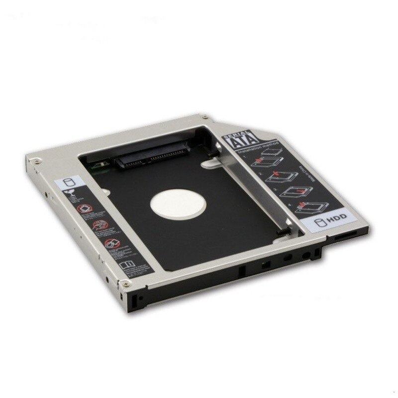 SSD bracket HDD Caddy 9.5mm SATA HD Hard Disk Drive Enclosure SSD Case Box for Laptop CD-ROM DVD-ROM Optical Bay