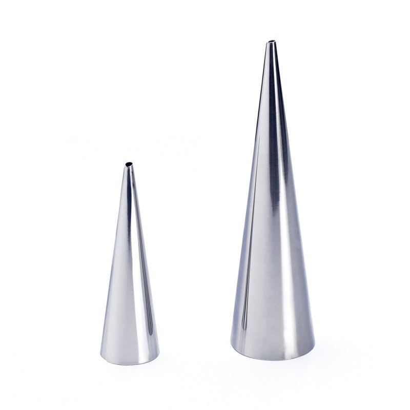 Baking Cones Tool Stainless Steel Spiral Croissant Tubes Horn Bread Pastry Making Cake Mold Baking Supplies Kitchen Accessory