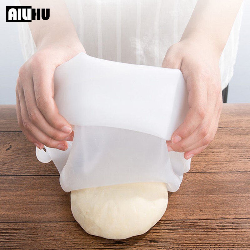 Ailihu Kitchen Silicone Dough Mat Thicken Silicone Grill Pizza Dough Maker Pastry Kitchen Cooking Gadgets Bakeware Table Mats For Baking Cake