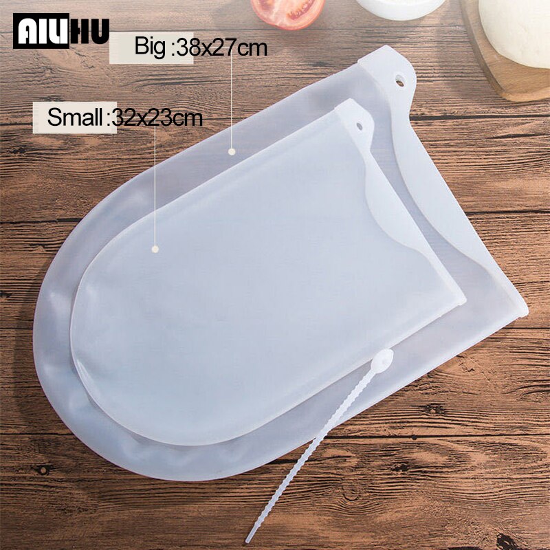Ailihu Kitchen Silicone Dough Mat Thicken Silicone Grill Pizza Dough Maker Pastry Kitchen Cooking Gadgets Bakeware Table Mats For Baking Cake