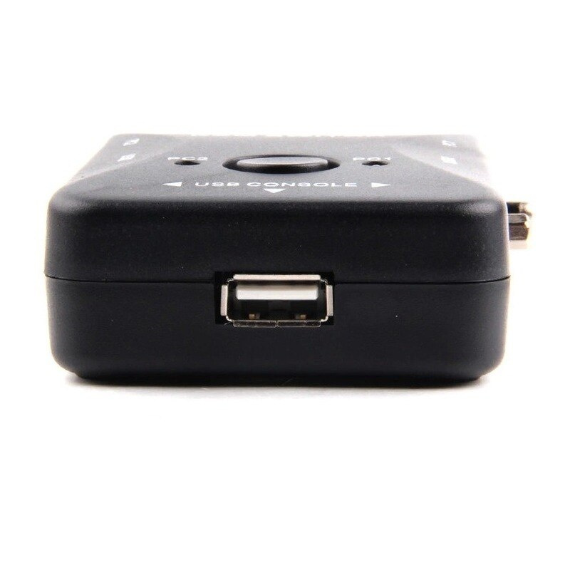 One driven two switcher USB KVM Switch 2 Port VGA SVGA Switch Box USB 2.0 KVM Mouse Switcher Keyboard 1920*1440 Vga Splitter Box Sharing Switch