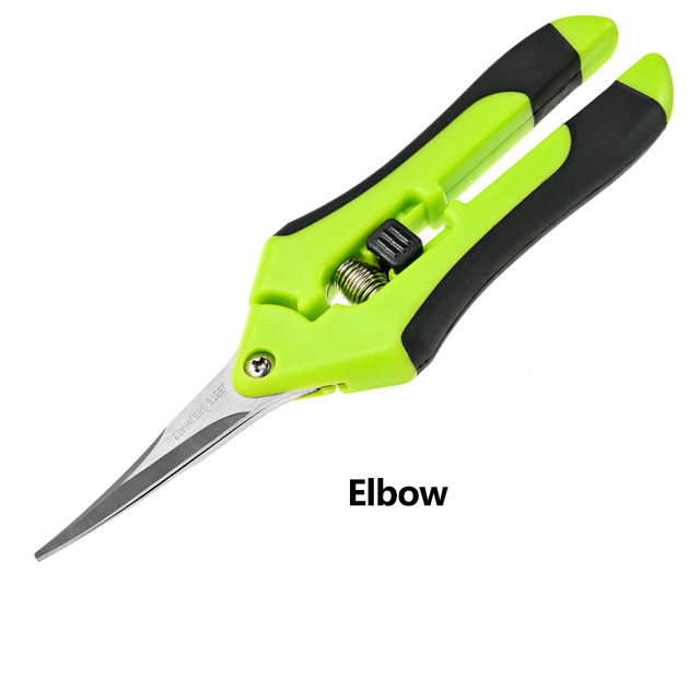Multifunctional Garden Pruning Shears Straight Bend Pruning Tools Fruit Picking Weed Potted Branches Pruner Professional Cutter