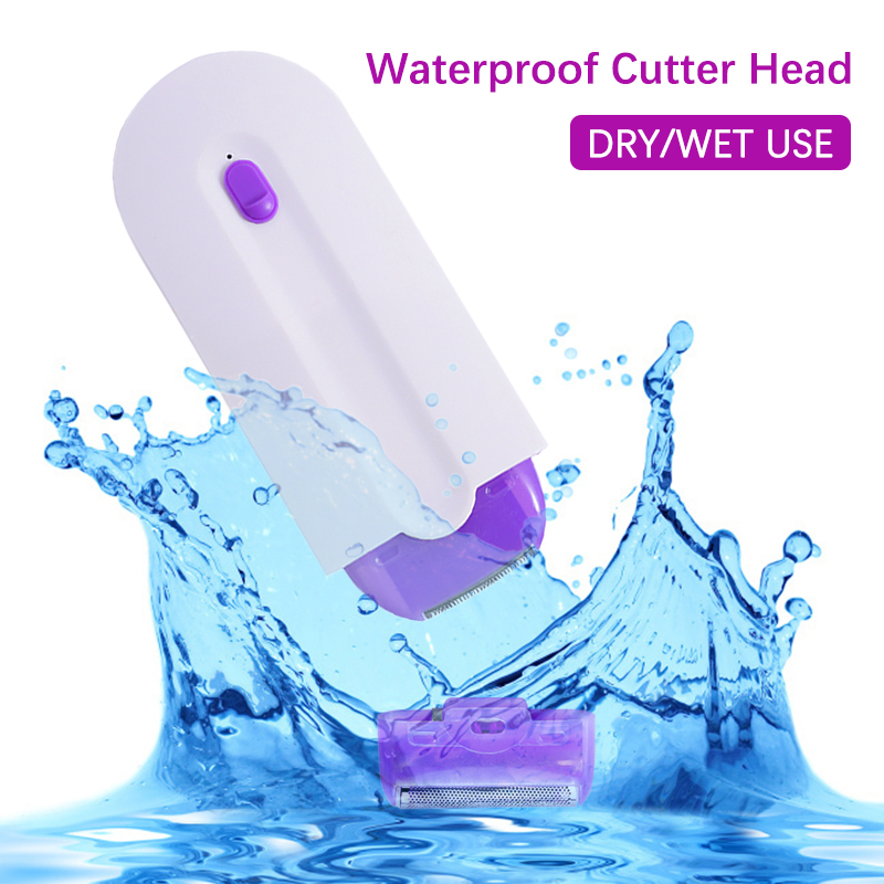 Women USB Rechargeable Painless Hair Removal Kit Laser Touch Epilator Body Face Leg Bikini Hand Shaver Hair Remover Epilator