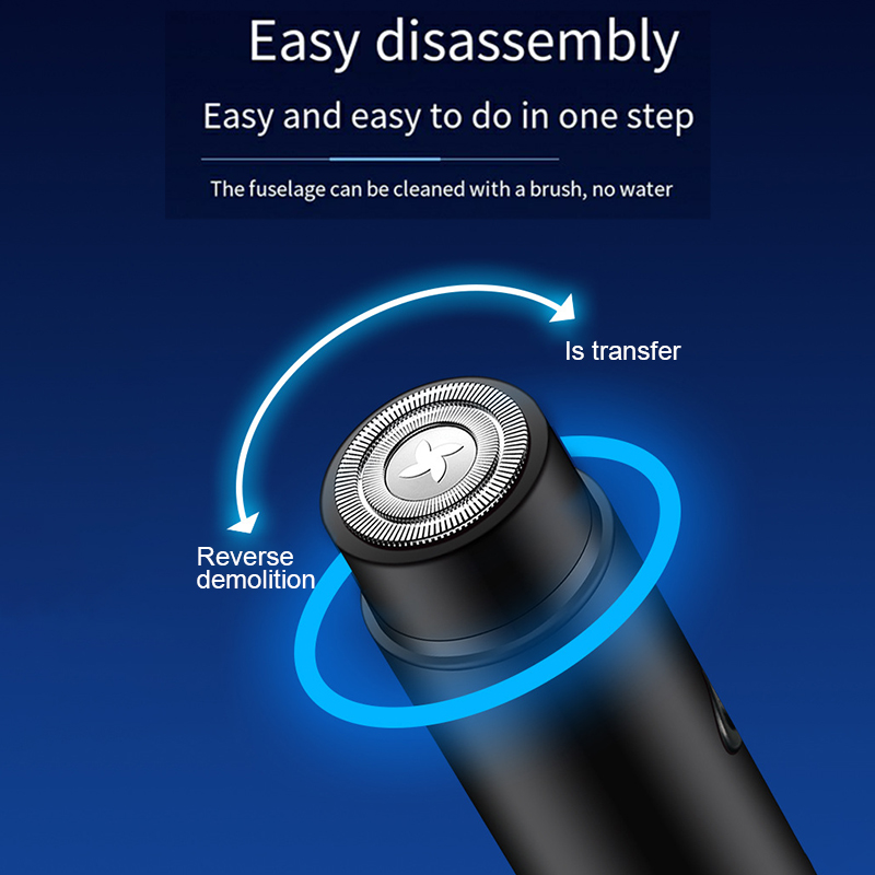 Portable Electric Shaver for Men Mini Travelling Rechargeable Razor Beard Knife Professional Facial Shaver Razors Beard Trimmer