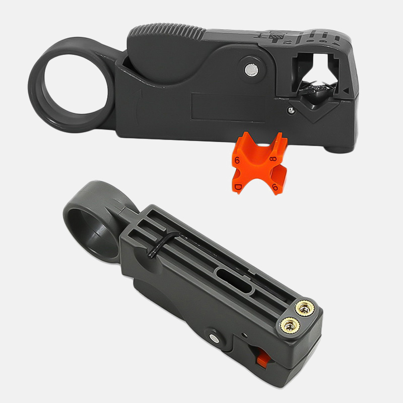 Multifunction Coaxial Automatic Stripping Pliers Wire Cable Tool Wire Stripper Urijk Stripping Crimping Tool with Hexagon Wrench
