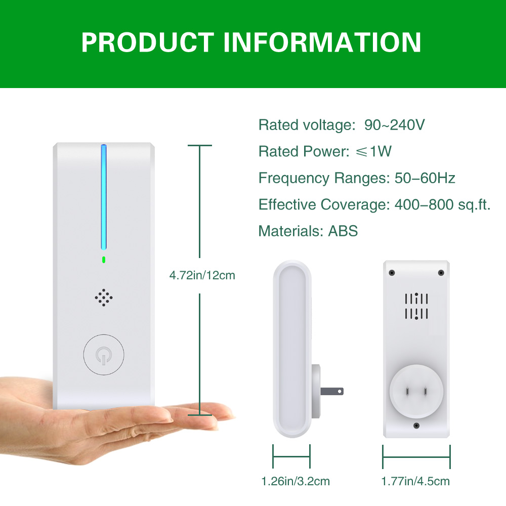Portable Anion Air Purifier Household Formaldehyde Odor Remover Dust Cigarette Smoke Cleaner Toilet Kitchen Room Air Fresher