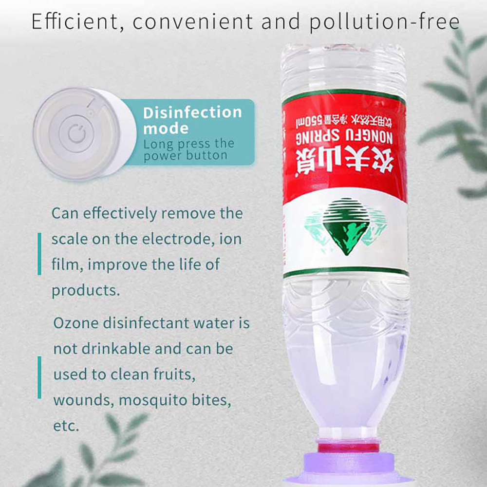 Hydrogen Rich Water Generator Bottle Glass Cupbody - DuPont SPE & PEM Dual Chamber Maker lonizer H2 Inhalation device
