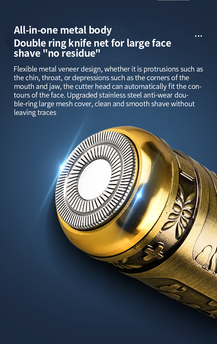 Electric Shaver Razor For Home Travel Wireless Razor Car USB Rechargeable Body Washable Armpit Hair Trimmer For Ladies and Men