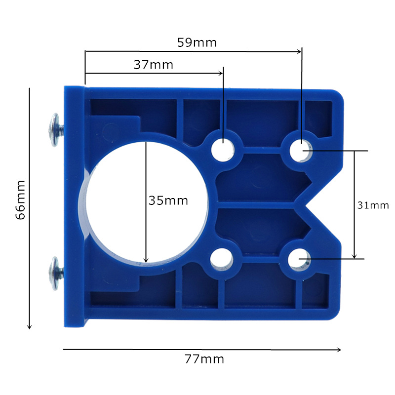 35mm Hinge Drilling Jig Set Concealed Guide Hinge Hole Drilling Locator Woodworking Hole Opener Door Cabinet Accessories Tools