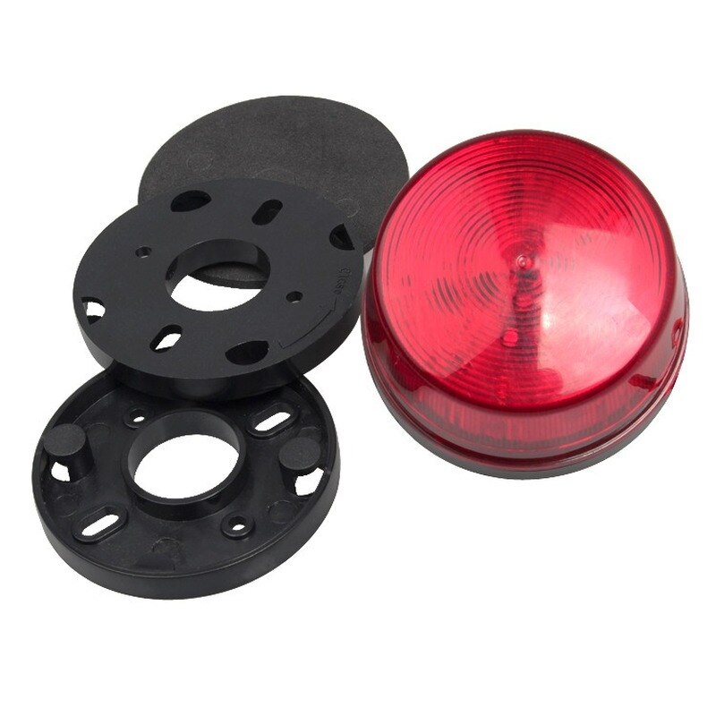 Flashing alarm light signal light Warning Light LED Flashing Light Warning Light 12V Strobe Light Alarm Signal Light Security Alarm Strobe Light Security Post