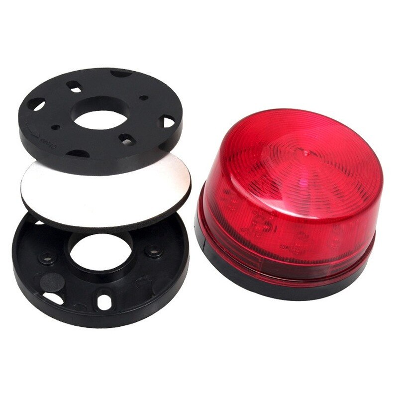 Flashing alarm light signal light Warning Light LED Flashing Light Warning Light 12V Strobe Light Alarm Signal Light Security Alarm Strobe Light Security Post