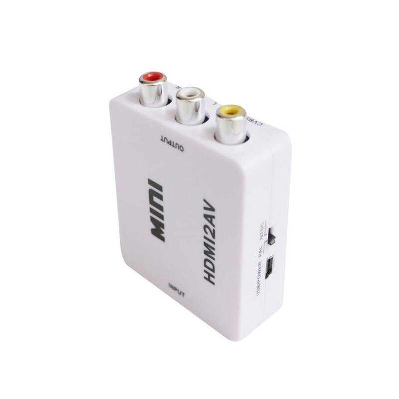 HD video output HDMI  To AV -compatible Switch Box AV2HDMI Converter Full HD 1080P Audio Adapter Composite RCA TO HDMI-compatible Adapter