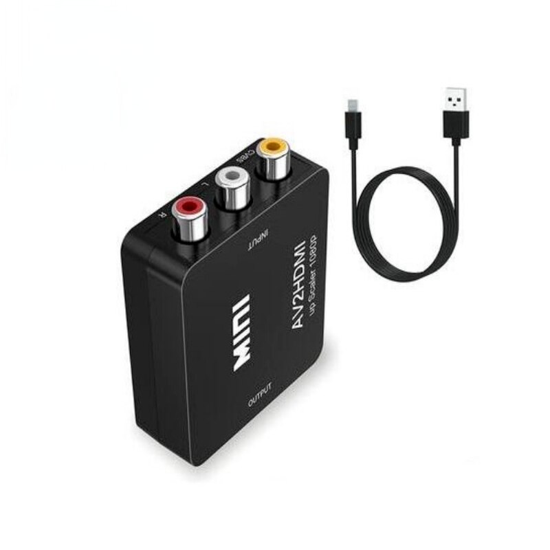 HD video output HDMI  To AV -compatible Switch Box AV2HDMI Converter Full HD 1080P Audio Adapter Composite RCA TO HDMI-compatible Adapter