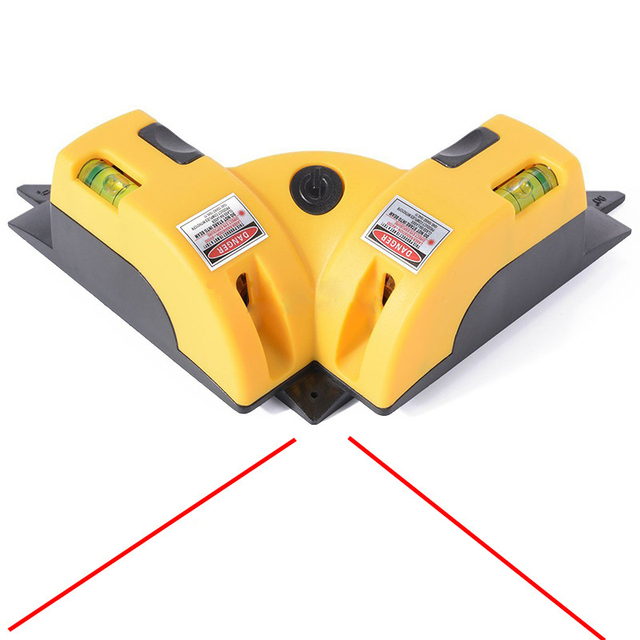 Right Angle 90 Degree Square Laser Level High Quality With Spirit Level Laser Measurement Tool Horizontal Vertical Laser Tools