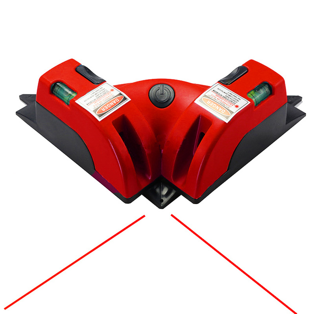 Right Angle 90 Degree Square Laser Level High Quality With Spirit Level Laser Measurement Tool Horizontal Vertical Laser Tools