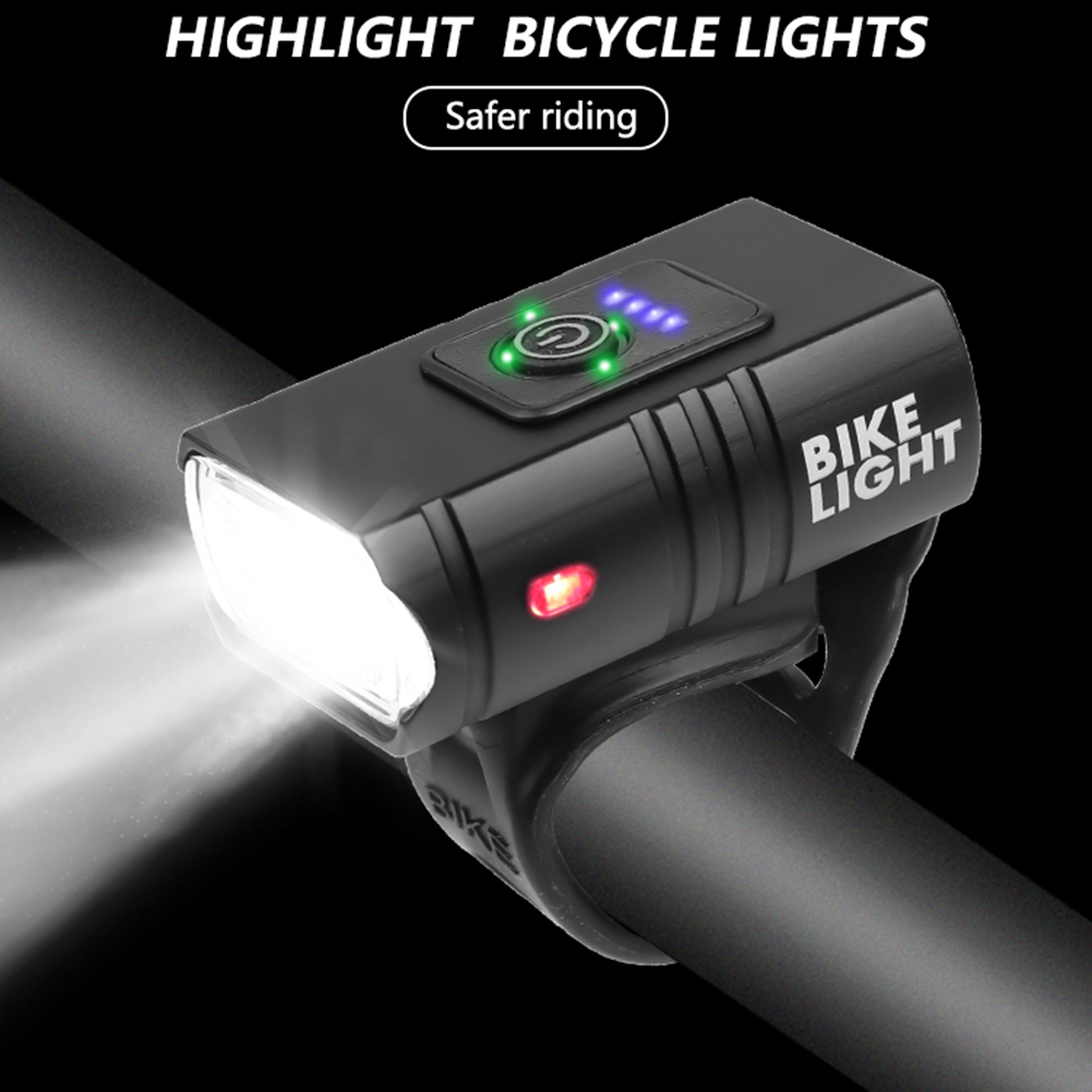 800LM MTB Bicycle Light T6 LED Mountain Road Bike Front Rear Tail Lamp USB Rechargeable Remote Control Turn Cycling Parts