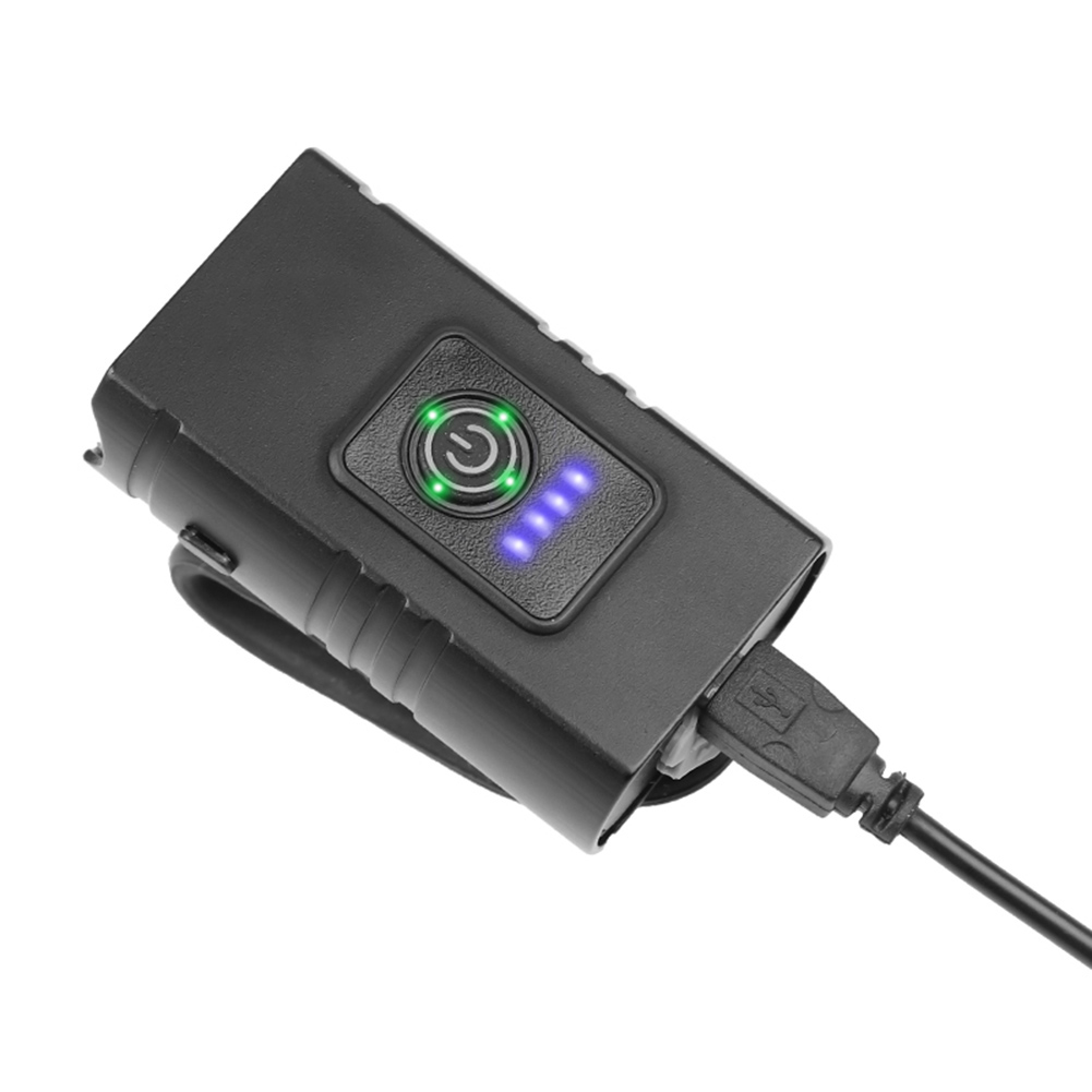 800LM MTB Bicycle Light T6 LED Mountain Road Bike Front Rear Tail Lamp USB Rechargeable Remote Control Turn Cycling Parts