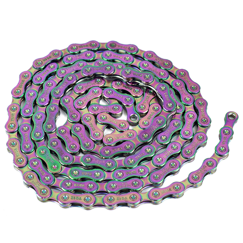 Sports Bicycle Chain 12 Speed 126 Links MTB Road Bike Half Hollow Chain Cycling Equipment Accessories