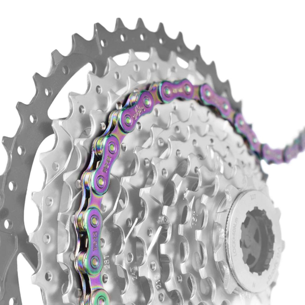 Sports Bicycle Chain 12 Speed 126 Links MTB Road Bike Half Hollow Chain Cycling Equipment Accessories