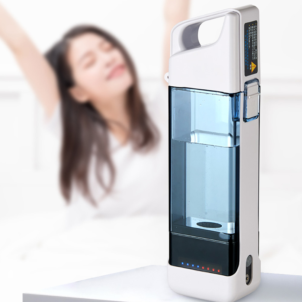 Hydrogen Rich Generator Electrolysis Ionizer H2 Water Bottle Nano Cup Japanese Craft Mini Pure H2 Ventilator Rechargeable