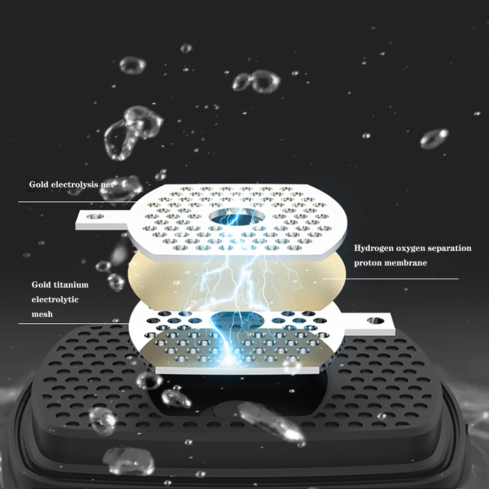 Hydrogen Rich Generator Electrolysis Ionizer H2 Water Bottle Nano Cup Japanese Craft Mini Pure H2 Ventilator Rechargeable