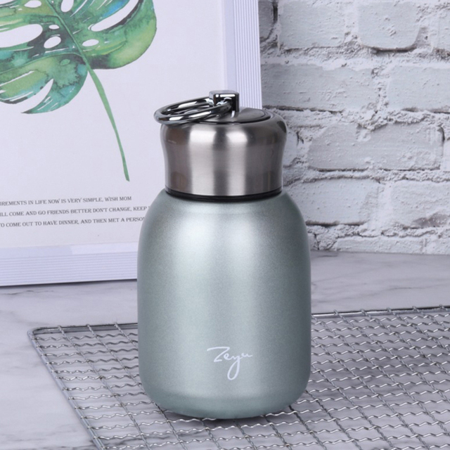 Portable 300ML Mini Cute Coffee Vacuum Flasks Thermos Stainless Steel Travel Drink Water Bottle Thermoses Cups and Mugs New
