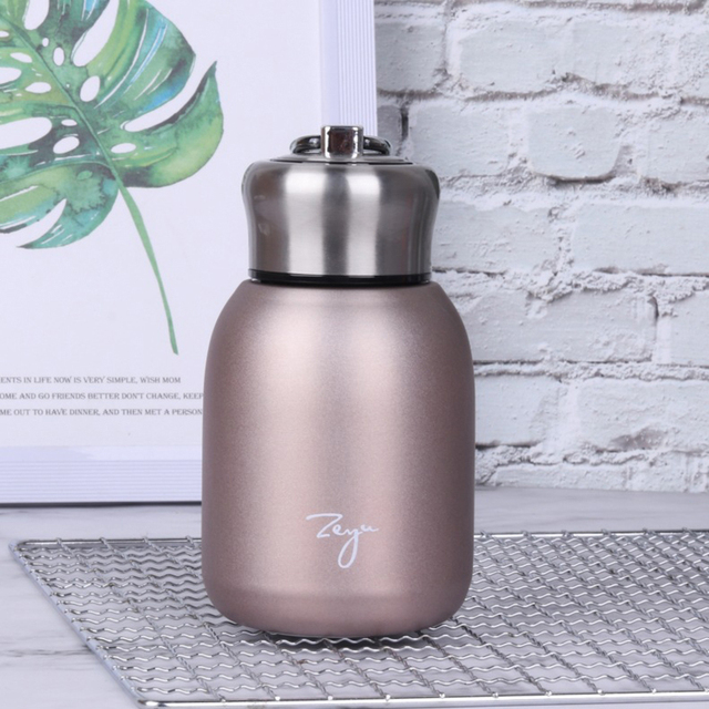 Portable 300ML Mini Cute Coffee Vacuum Flasks Thermos Stainless Steel Travel Drink Water Bottle Thermoses Cups and Mugs New