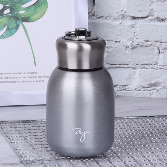 Portable 300ML Mini Cute Coffee Vacuum Flasks Thermos Stainless Steel Travel Drink Water Bottle Thermoses Cups and Mugs New