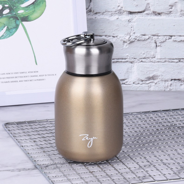Portable 300ML Mini Cute Coffee Vacuum Flasks Thermos Stainless Steel Travel Drink Water Bottle Thermoses Cups and Mugs New