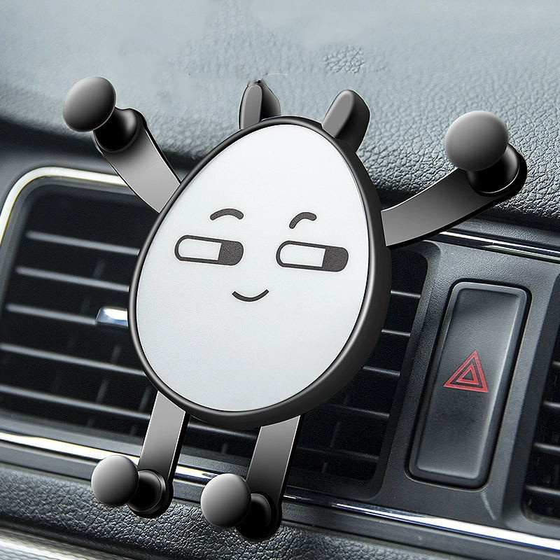 Air outlet gravity navigation support BGravity Car Phone Holder Air Vent Mount Cell Smartphone Holder for Phone In Car Smile Face Bear Mobile Phone Holder Stand GPS