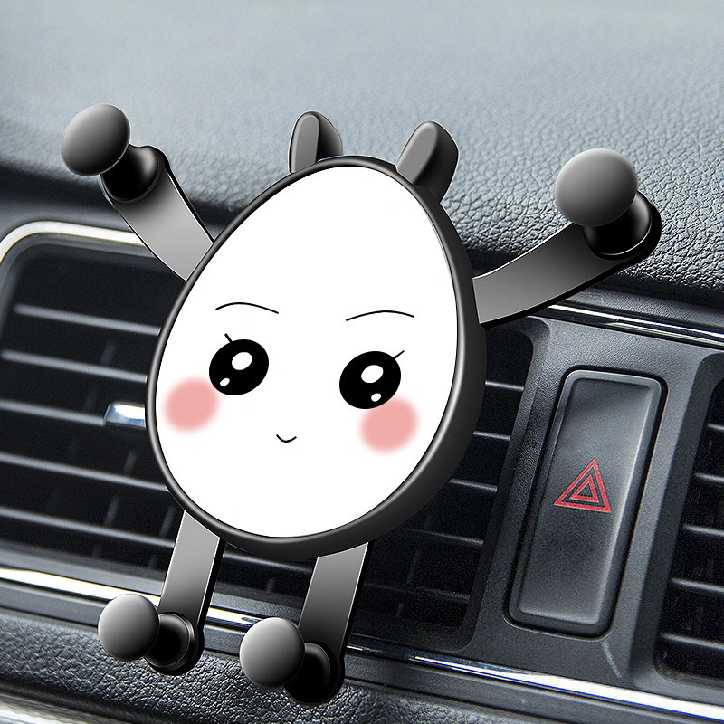 Air outlet gravity navigation support BGravity Car Phone Holder Air Vent Mount Cell Smartphone Holder for Phone In Car Smile Face Bear Mobile Phone Holder Stand GPS