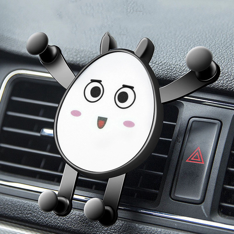 Air outlet gravity navigation support BGravity Car Phone Holder Air Vent Mount Cell Smartphone Holder for Phone In Car Smile Face Bear Mobile Phone Holder Stand GPS