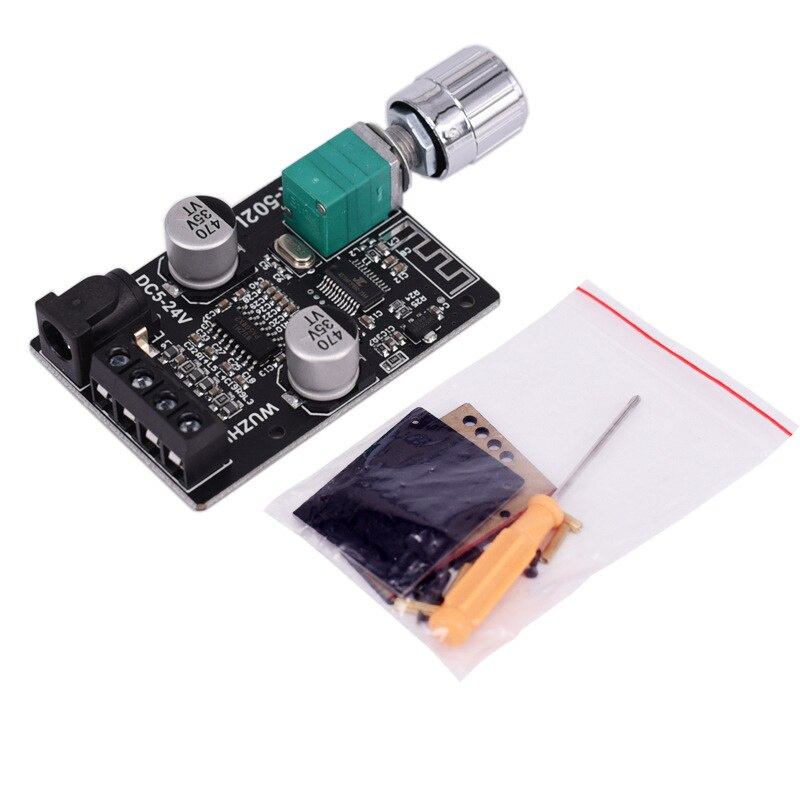 High power digital power amplifier audio module Audio Speakers DIY Bluetooth 5.0 High Power Digital Amplifier Stereo Board 50W+50W AMP Amplificador Audio Home Theater