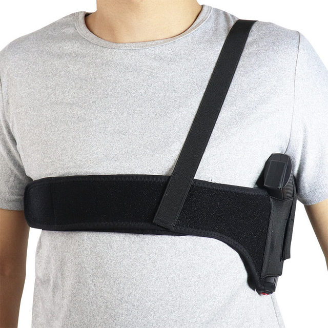 Right Left Hand Gun Holster Tactical Concealed Pistol Handgun Shoulder Pack Glock 17 19 Airsoft Hunting Holster Waist Belt Pouch
