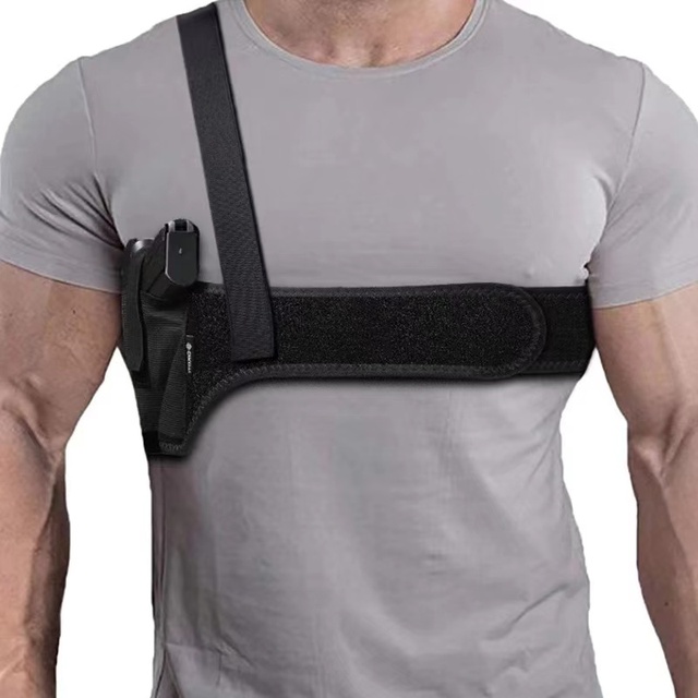 Right Left Hand Gun Holster Tactical Concealed Pistol Handgun Shoulder Pack Glock 17 19 Airsoft Hunting Holster Waist Belt Pouch