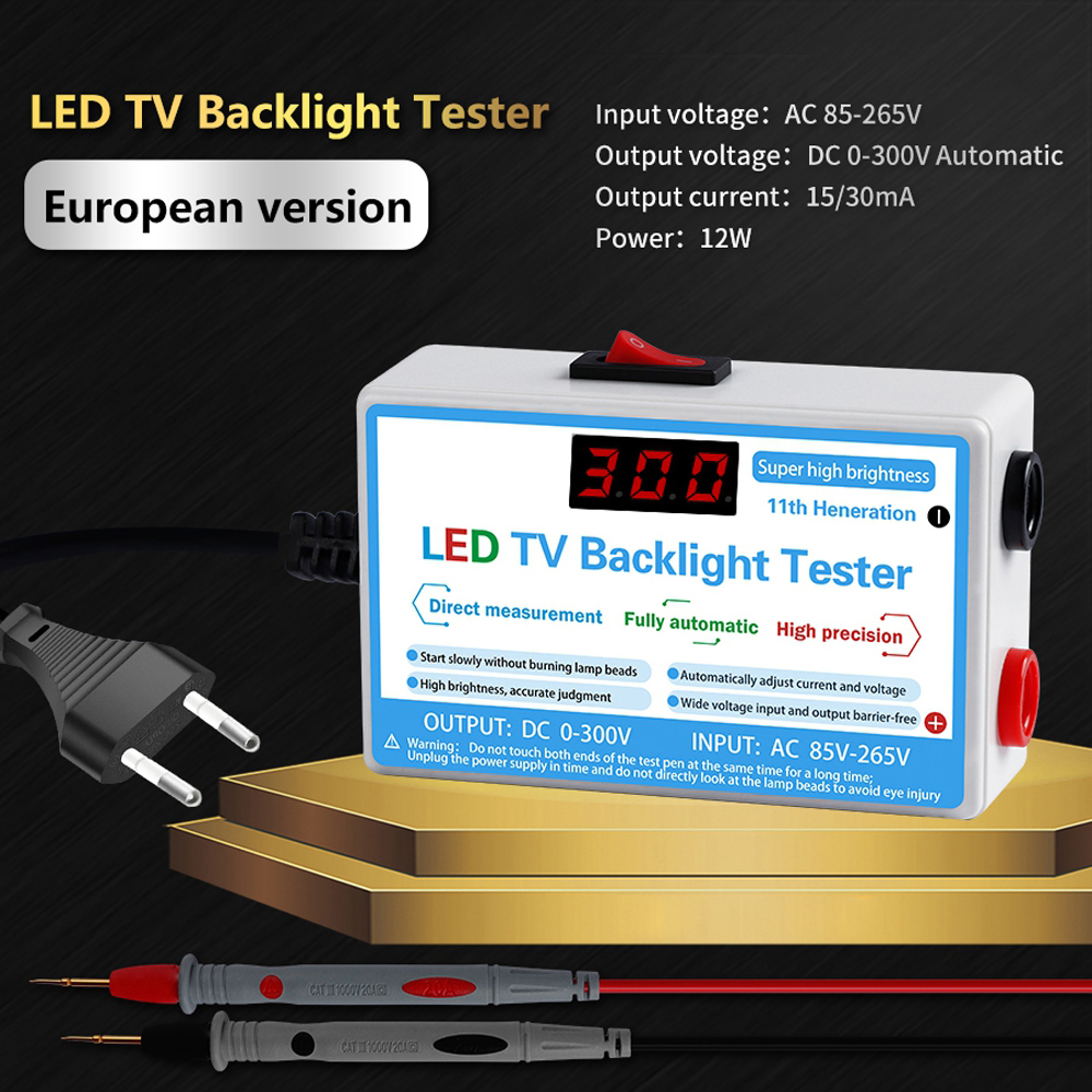 Multipurpose LED Strips Beads Test Tool LED Lamp and TV Backlight Tester Measurement Instruments NEW LED Tester 0-300V Output