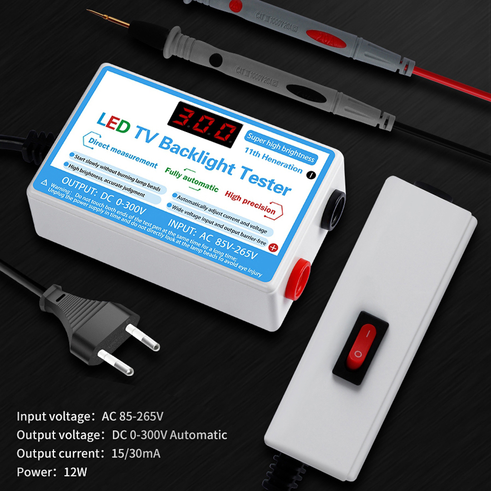 Multipurpose LED Strips Beads Test Tool LED Lamp and TV Backlight Tester Measurement Instruments NEW LED Tester 0-300V Output
