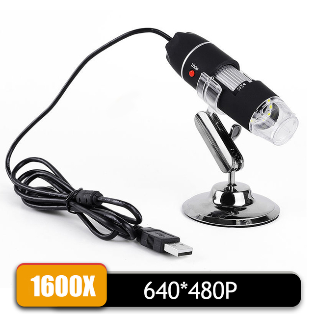 1000X Digital Microscope Handheld Portable Digital Microscope USB Interface with 8 LEDs For Solder Magnifier Phone Repair Tool