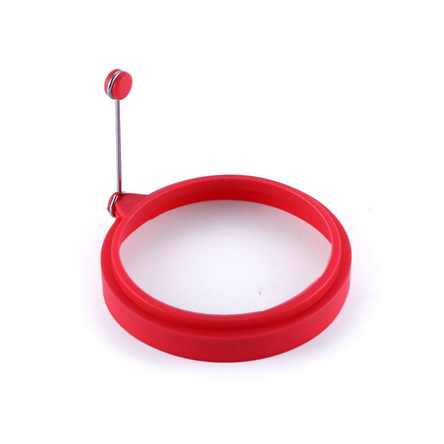 1pc Silicone Egg Omelet Creative Kitchen Tools In Round Heart Shape Nonstick Fancy Poached Egg Mold Kitchen Accessories
